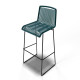 White bar stool White bar stool