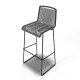 White bar stool White bar stool