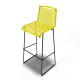 White bar stool White bar stool