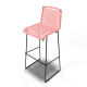 White bar stool White bar stool