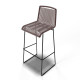 White bar stool White bar stool