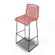 White bar stool White bar stool