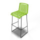 White bar stool White bar stool
