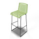 White bar stool White bar stool