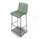 White bar stool White bar stool