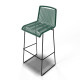 White bar stool White bar stool