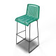 White bar stool White bar stool