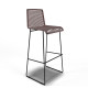 White bar stool White bar stool