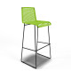 White bar stool White bar stool