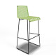 White bar stool White bar stool