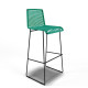 White bar stool White bar stool
