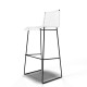 White bar stool White bar stool