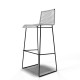 White bar stool White bar stool