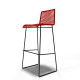 White bar stool White bar stool