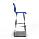 White bar stool White bar stool