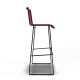 White bar stool White bar stool