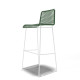 White bar stool White bar stool
