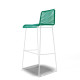White bar stool White bar stool