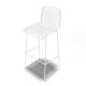 White bar stool White bar stool