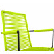 Green Dining armrest rope chair Green Dining armrest rope chair