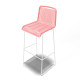 White bar stool White bar stool