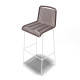 White bar stool White bar stool