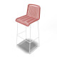 White bar stool White bar stool