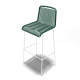 White bar stool White bar stool