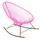 Magenta Acapulco rocking chair