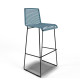 White bar stool White bar stool