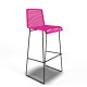 White bar stool White bar stool
