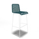 White bar stool White bar stool