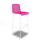 White bar stool White bar stool