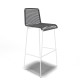 White bar stool White bar stool