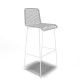 White bar stool White bar stool