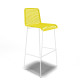 White bar stool White bar stool