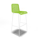 White bar stool White bar stool