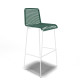 White bar stool White bar stool