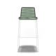 White bar stool White bar stool