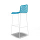 White bar stool White bar stool