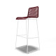 White bar stool White bar stool