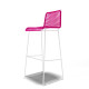 White bar stool White bar stool