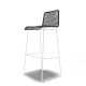 White bar stool White bar stool