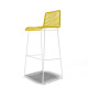 White bar stool White bar stool