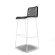 White bar stool White bar stool
