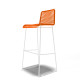 White bar stool White bar stool