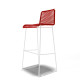 White bar stool White bar stool