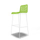 White bar stool White bar stool