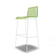 White bar stool White bar stool