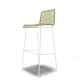 White bar stool White bar stool